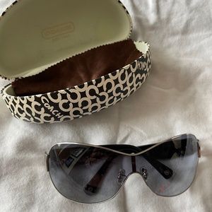 Coach Aviator Blue Lenses sunglasses